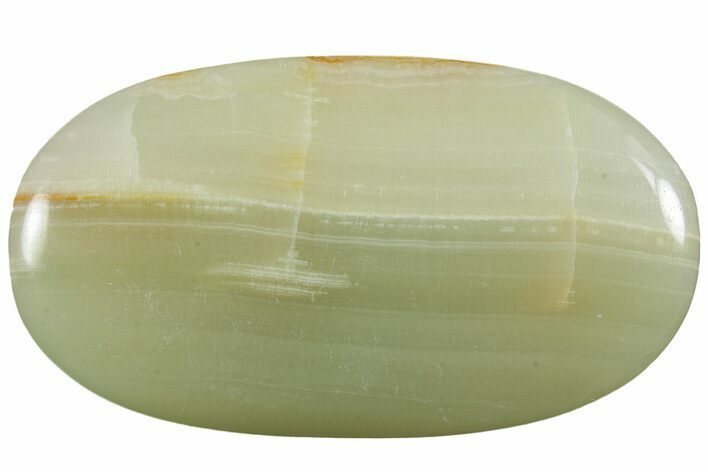 Polished, Green (Jade) Onyx Palm Stone - Afghanistan #224032